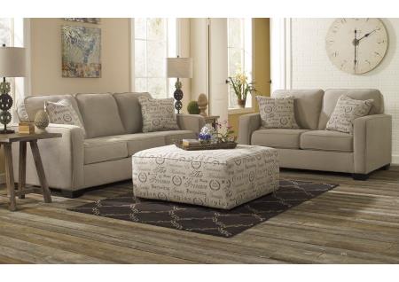 ALENYA QUARTZ BEIGE SOFA & LOVESEAT