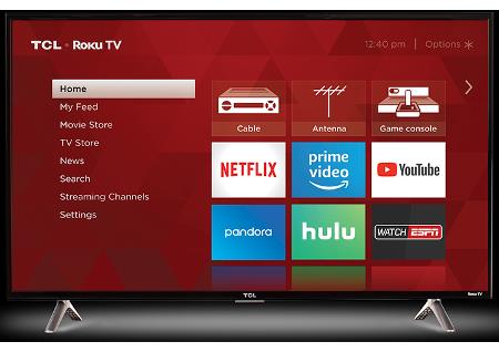 32" TCL LED 720P SMART- HDTV ROKU TV