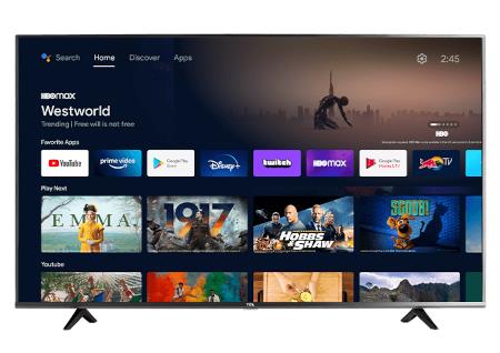50" TCL CLASS 4-SERIES 4K UHD HDR SMART ANDROID TV - 2021 MODEL