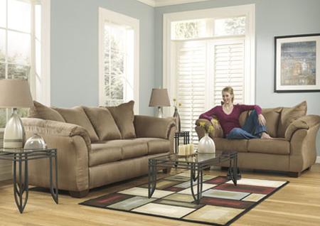 DARCY MOCHA SOFA & LOVESEAT