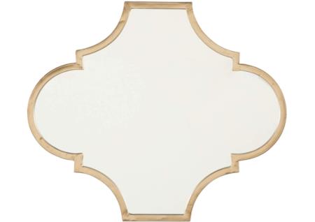 CALLIE GOLD ACCENT MIRROR