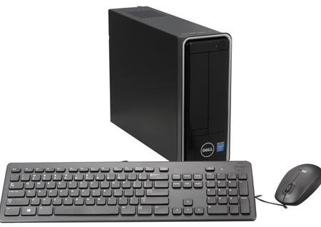 DELL DESKTOP PC WITH 24" ACER WIDESCREEN -4G /500G / DVDRW/ WIRELESS N/ WIN 8.1