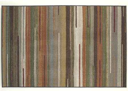 ASHLEY AREA RUG - RUSTIC STRIPE PATTERN