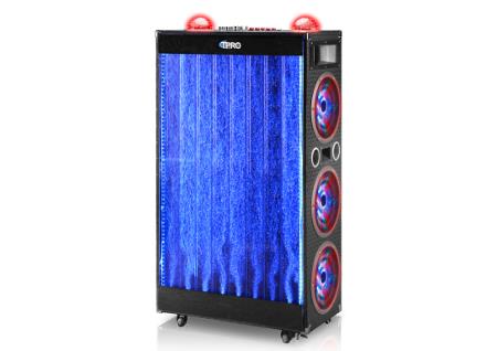 10,000 WATT MAX POWER STEREO WITH LED AQUA WALL AND 10 SPEAKERS