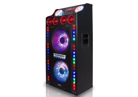 10,000 WATT PARTY STEREO WITH HUGE 15" LED SPEAKERS