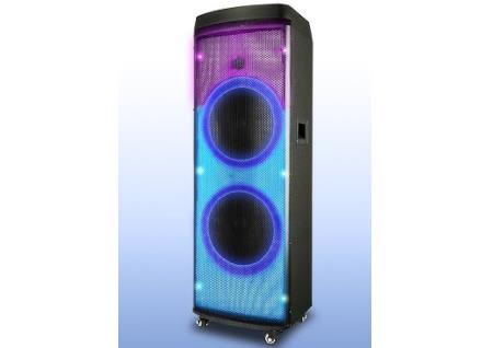 DOUBLE 12" BLUETOOTH LED LOUDSPEAKER W/ LIGHT SHOW